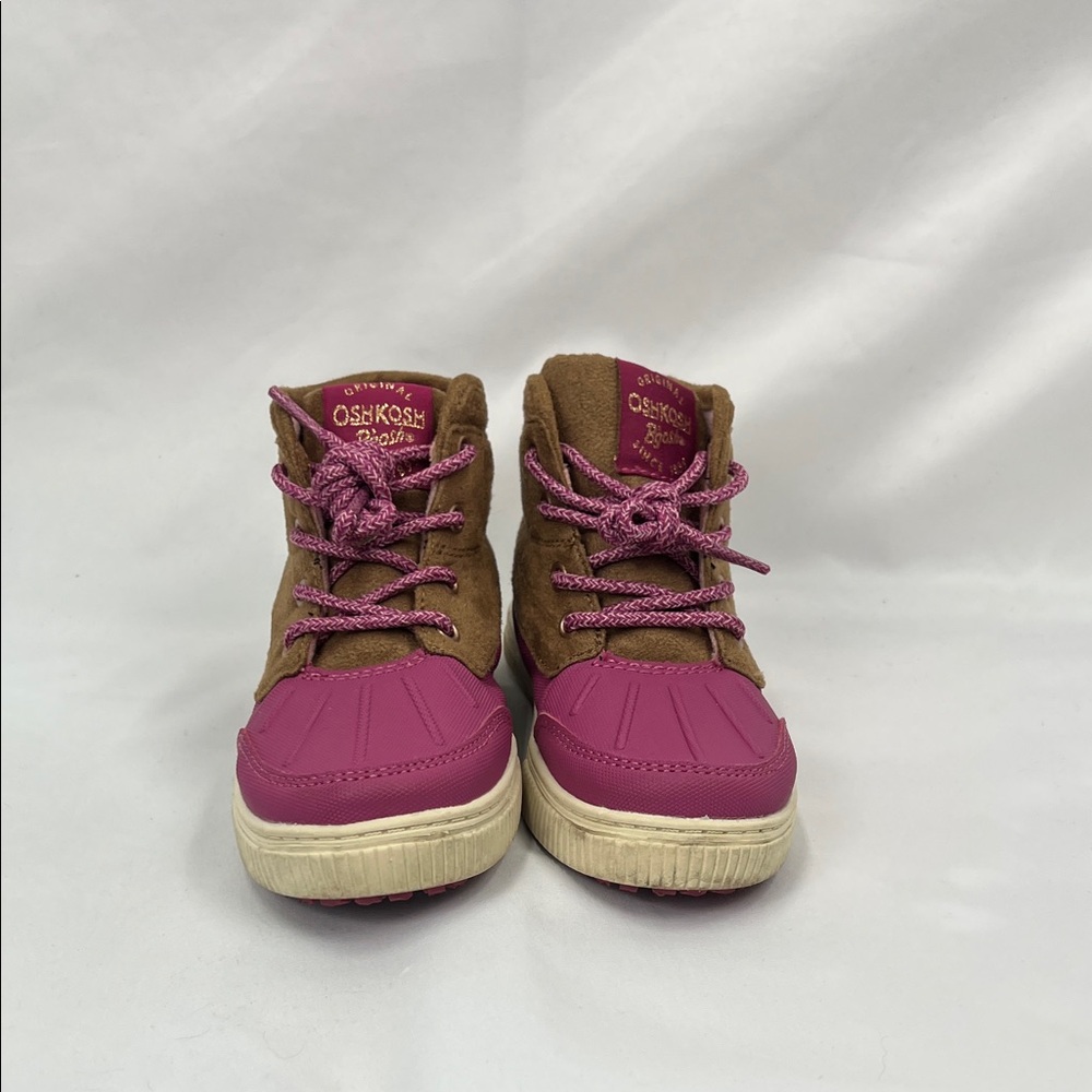 Osh Kosh - Girl’s Size 12 - Boots - Pink and Brown